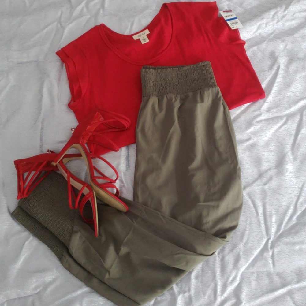 GREEN jogger pant